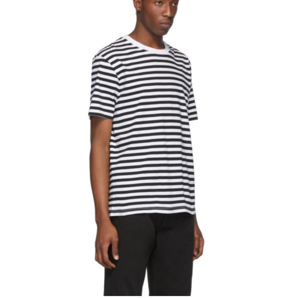 Maison Margiela Striped T-Shirt Size L - Picture 1 of 7